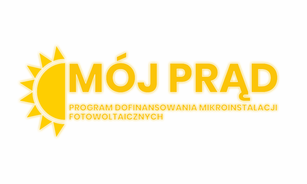Logo programu “Mój Prąd” – program dofinansowania mikroinstalacji fotowoltaicznych.